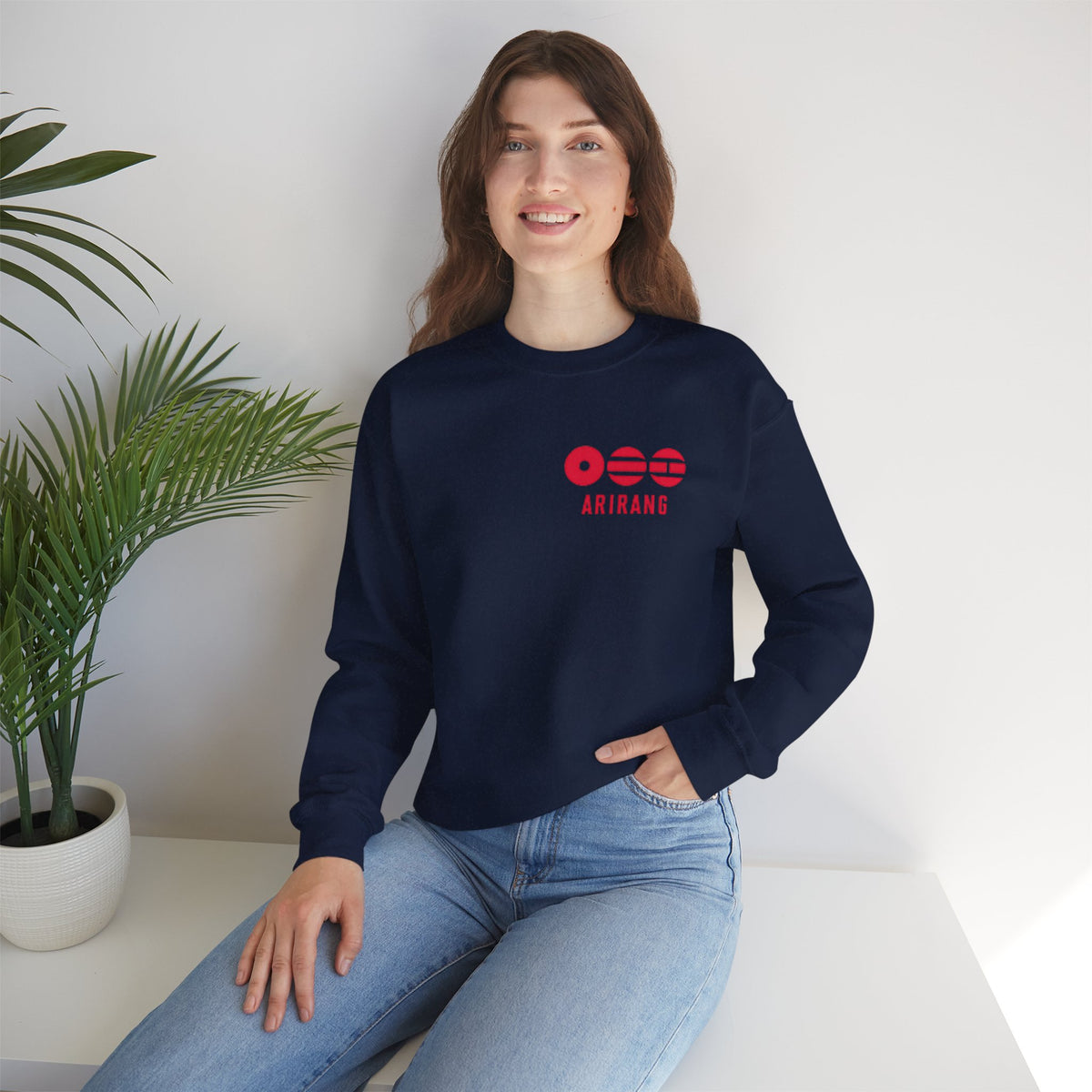 Arirang Minimalist Crewneck Sweatshirt — BTS Music