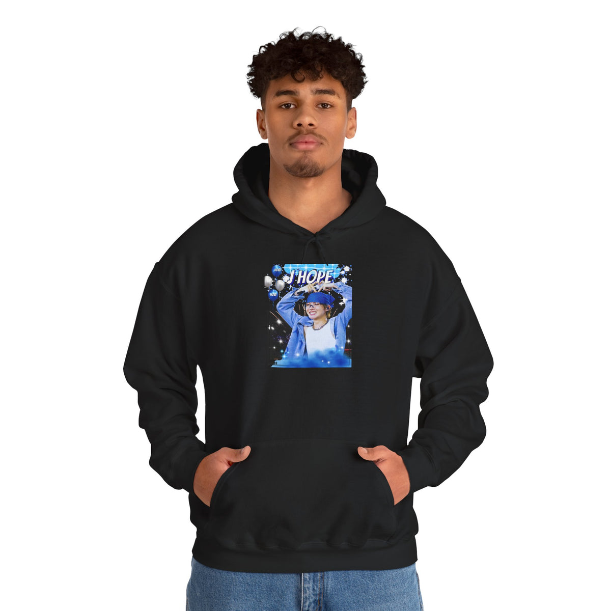 J-Hope 94 Blue Graphic Hoodie