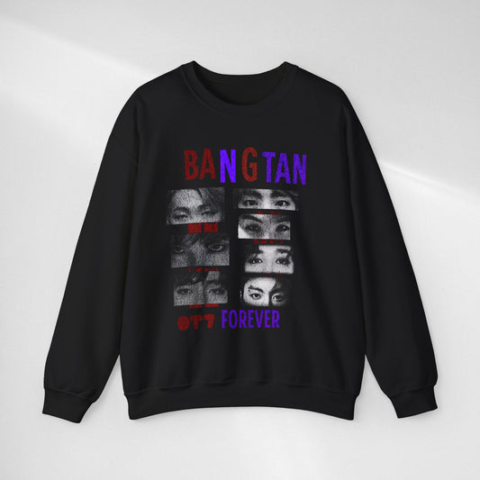 Bangtan Eyes Crewneck Sweatshirt — BTS Forever Fan Pullover