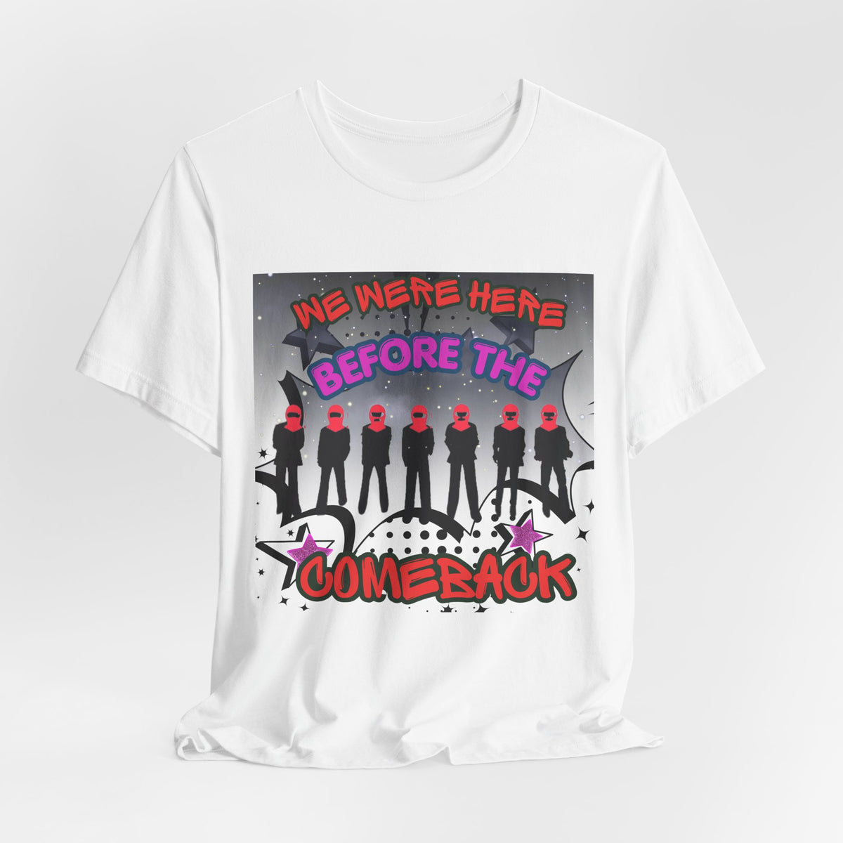 BTS The Comeback T-Shirt – Retro Silhouette Music Tee