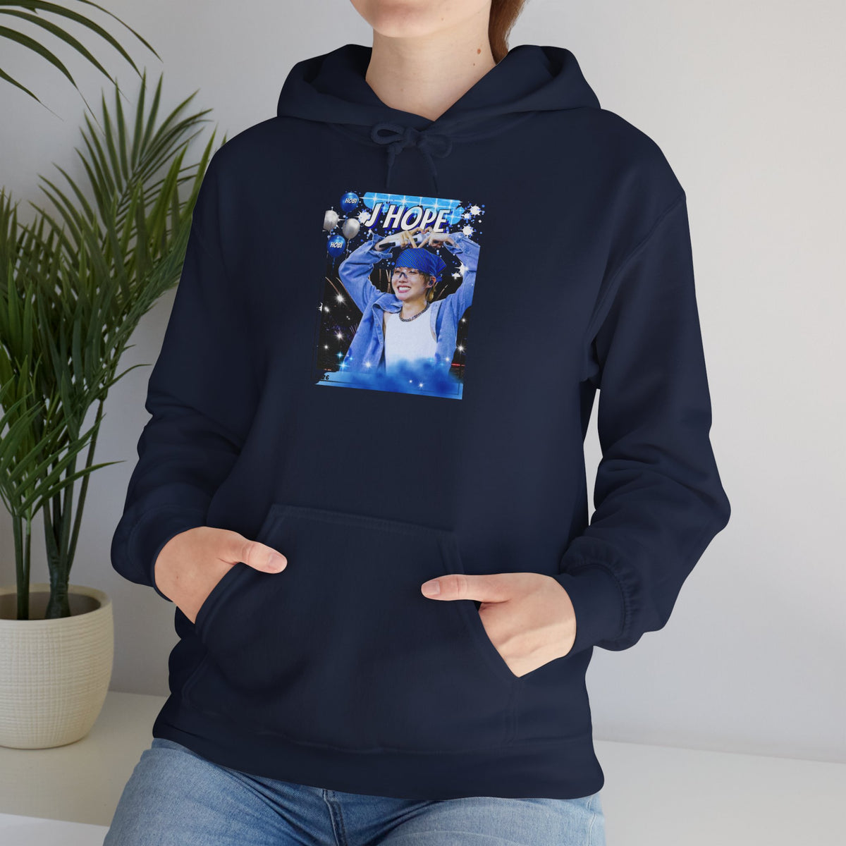 J-Hope 94 Blue Graphic Hoodie