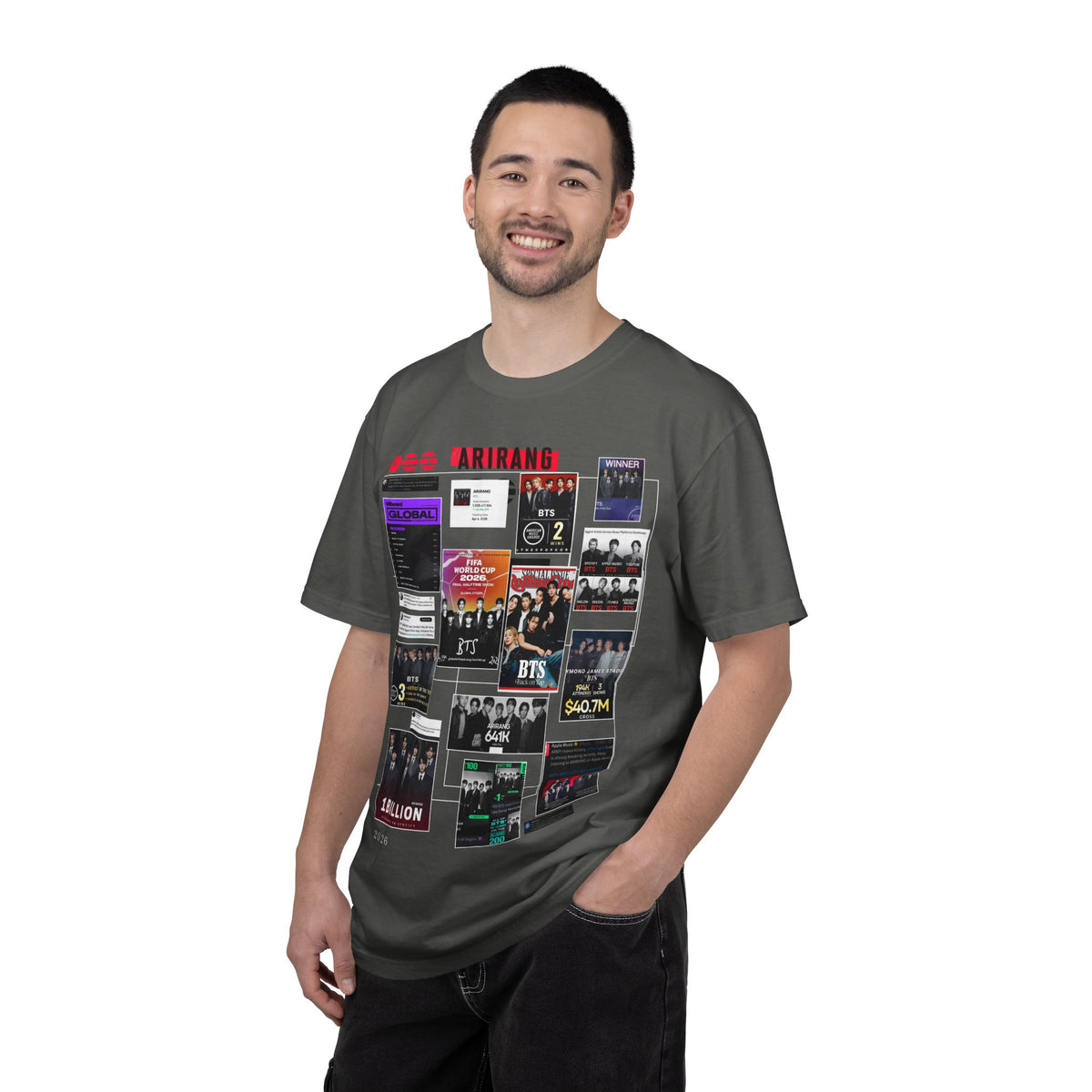BTS Wins Collage T-Shirt — BTS Moments Graphic Tee