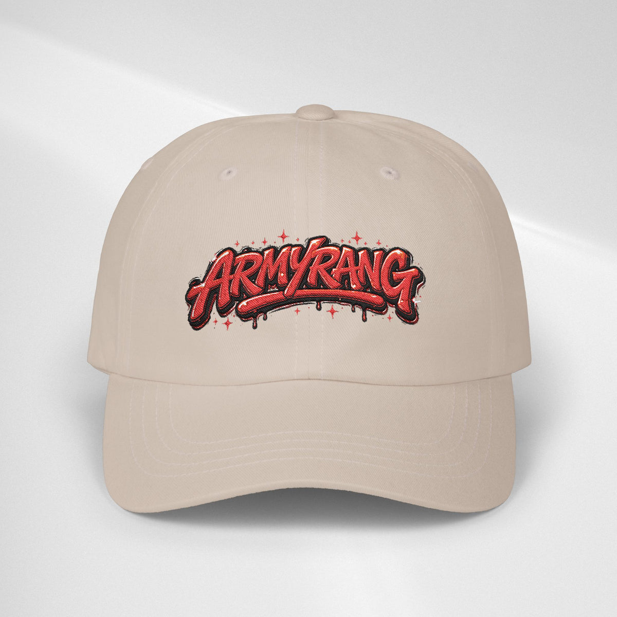 Armyrang Red Graffiti BTS Cap