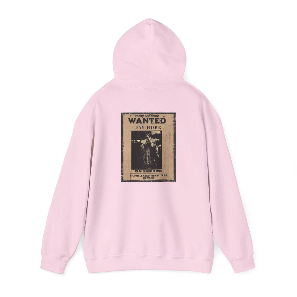 Wanted Poster Hoodie - Vintage 'WANTED: Jay Hope' Graphic Sweatshirt