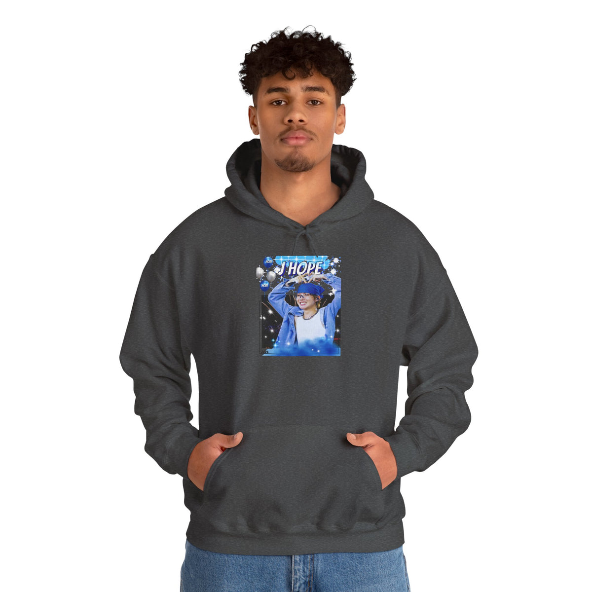 J-Hope 94 Blue Graphic Hoodie