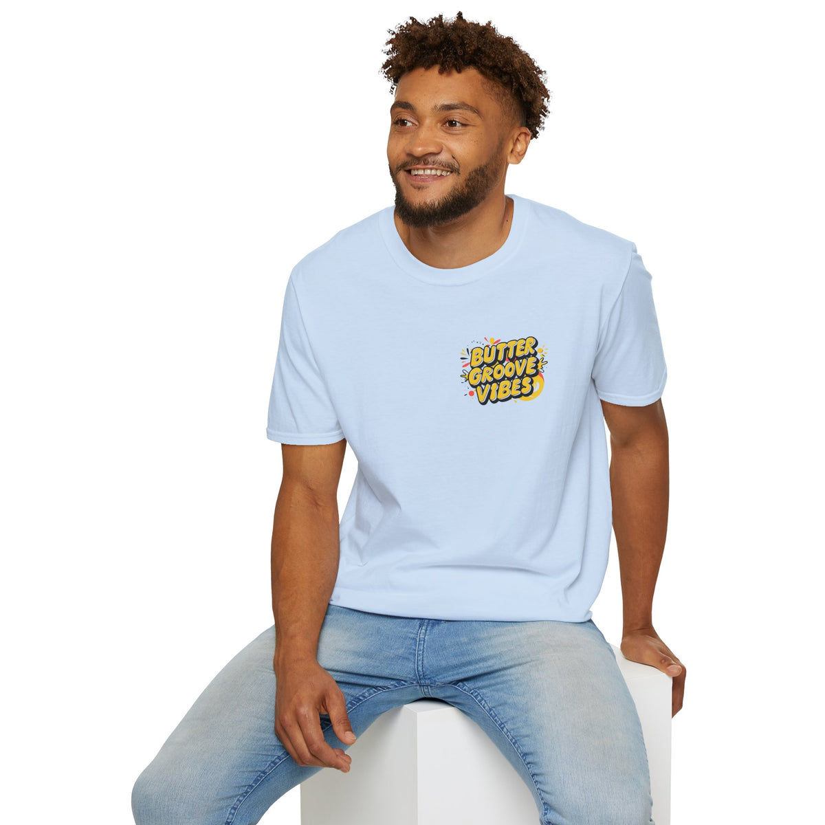 T-Shirt — "Butter Groove Vibes" Retro Graphic Tee
