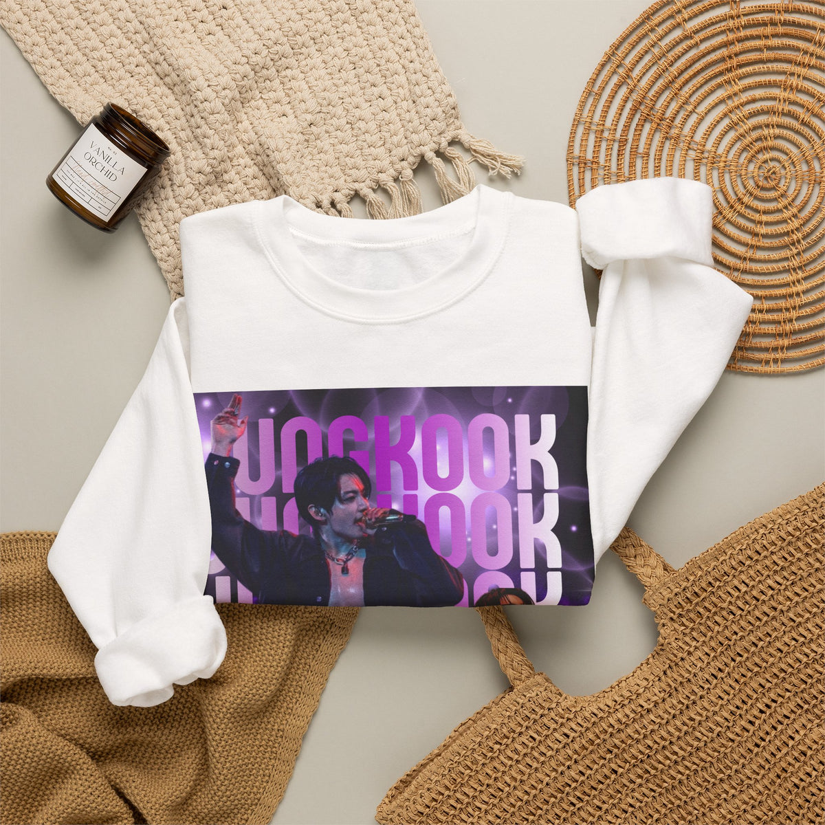 Jungkook 97 Crewneck Sweatshirt — K-Pop Fan Sweatshirt