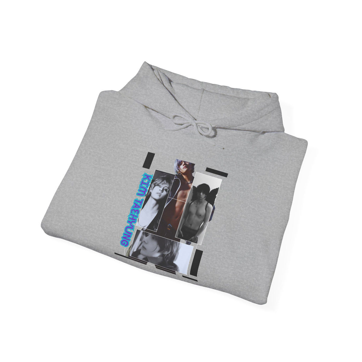 Graphic Hoodie — Photo Collage Streetwear "KIM TAEHYUNG"