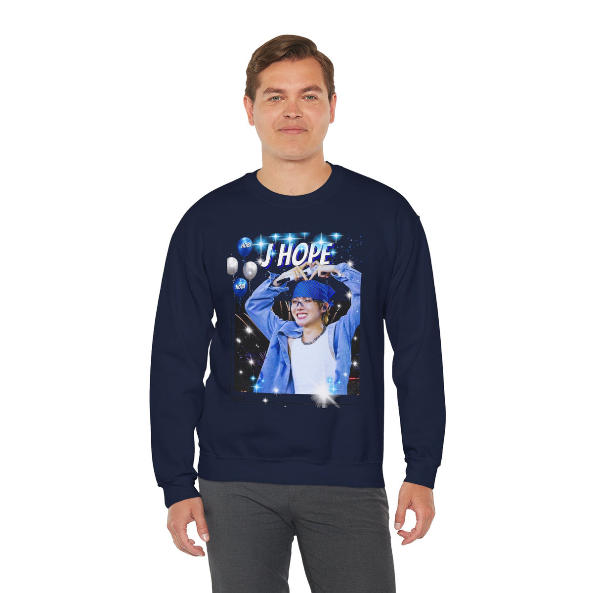 J-Hope 94 Photo Crewneck Sweatshirt — K-Pop BTS Fan Pullover