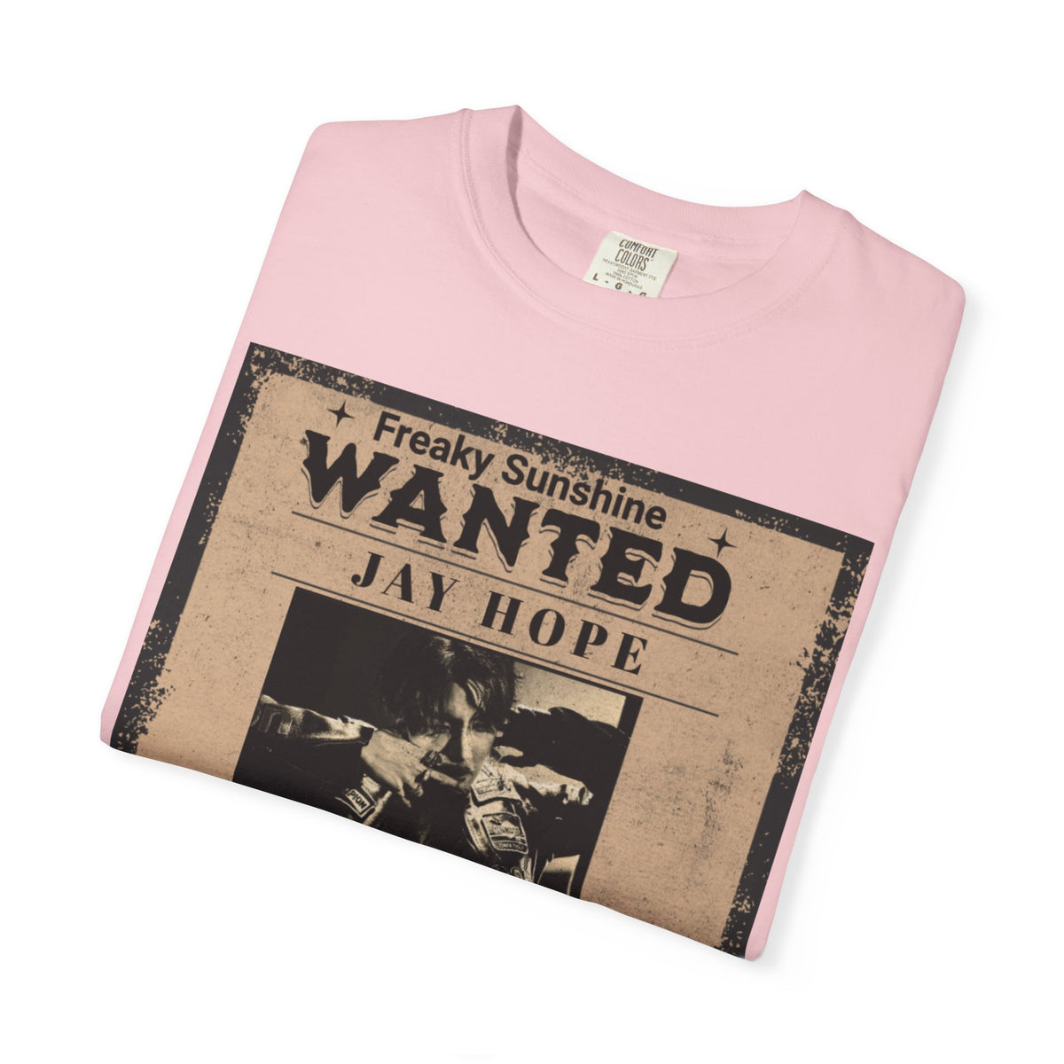 Wanted Poster Graphic T-Shirt — "Freaky Sunshine: Jay Hope" Vintage Style