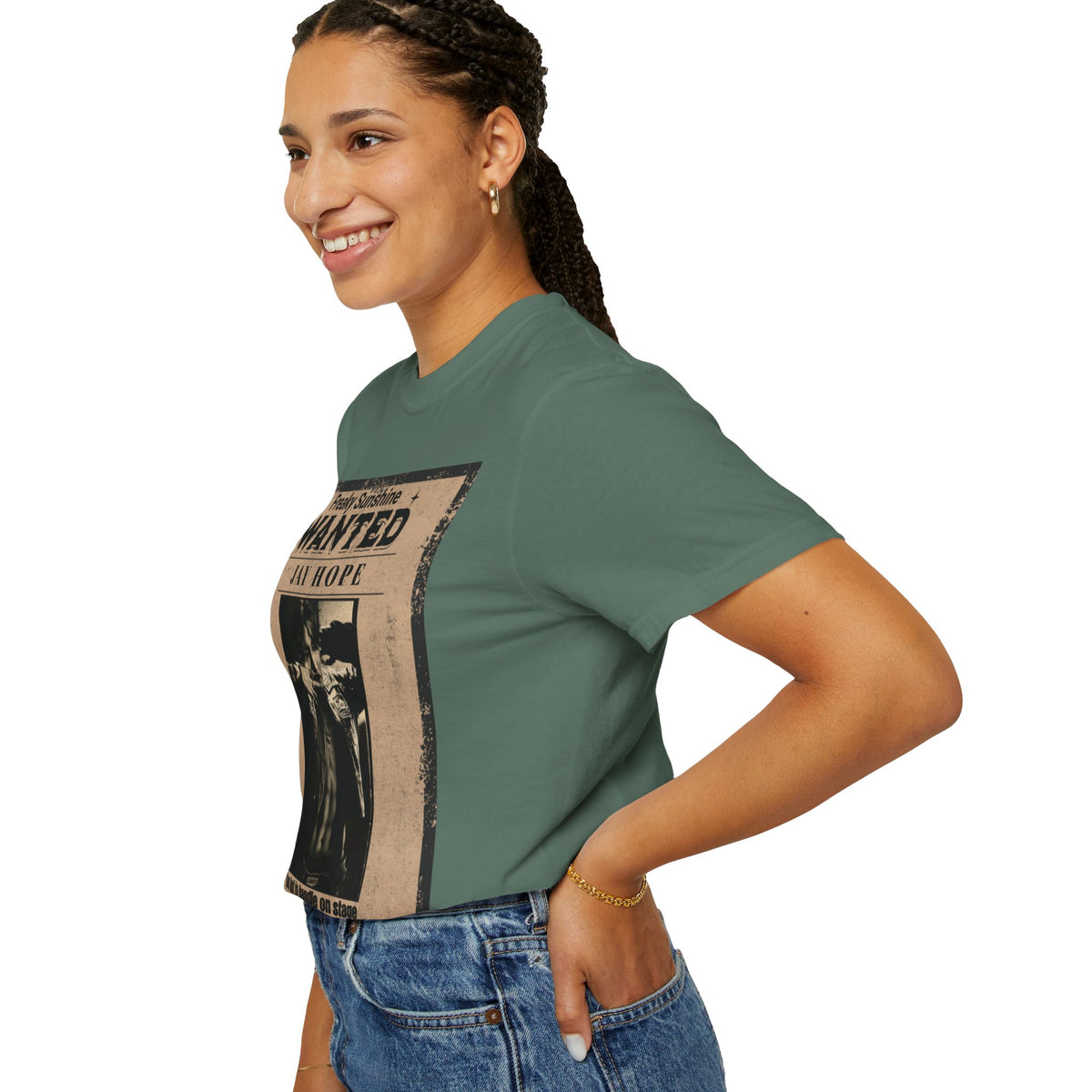 Wanted Poster Graphic T-Shirt — "Freaky Sunshine: Jay Hope" Vintage Style