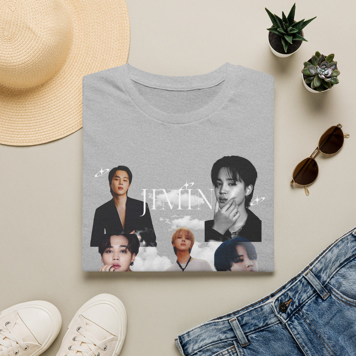 Jimin Portrait Collage T-Shirt