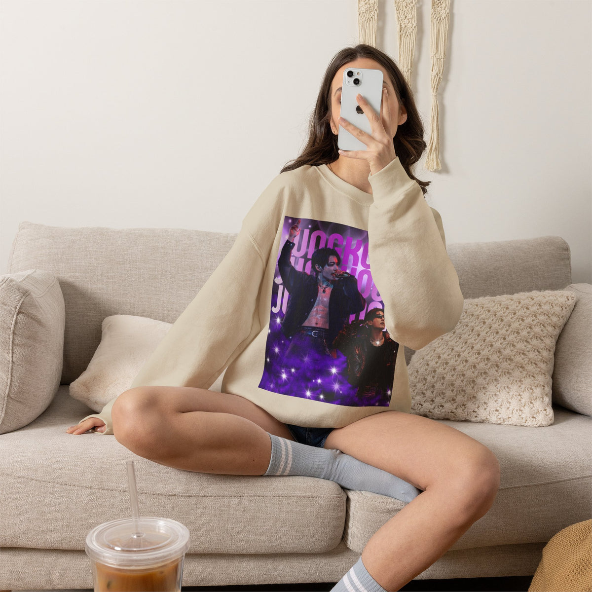 Jungkook 97 Crewneck Sweatshirt — K-Pop Fan Sweatshirt