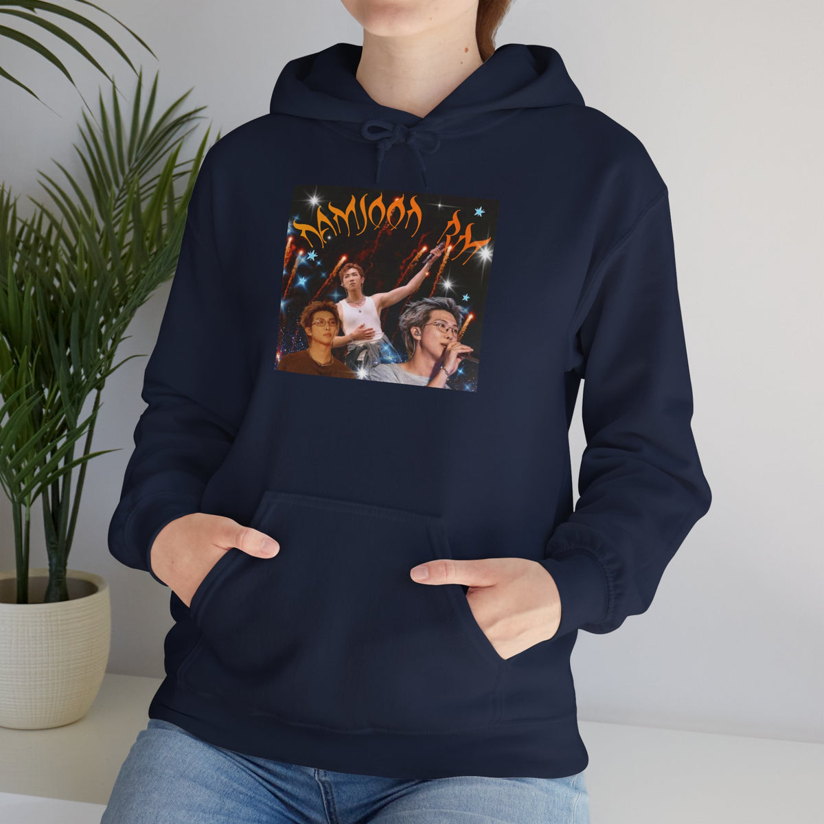 RM Photo Hoodie — Custom Back Number "94" Music Fan Pullover