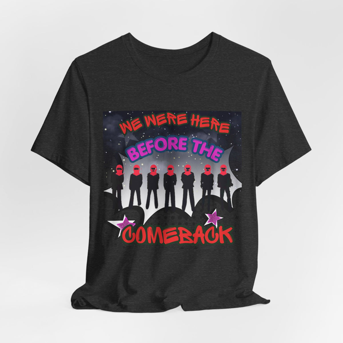 BTS The Comeback T-Shirt – Retro Silhouette Music Tee