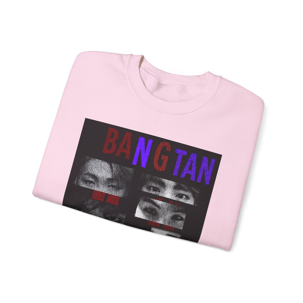 Bangtan Eyes Graphic Sweatshirt — K-Pop Fan Crewneck ("BANGTAN 07 FOREVER")
