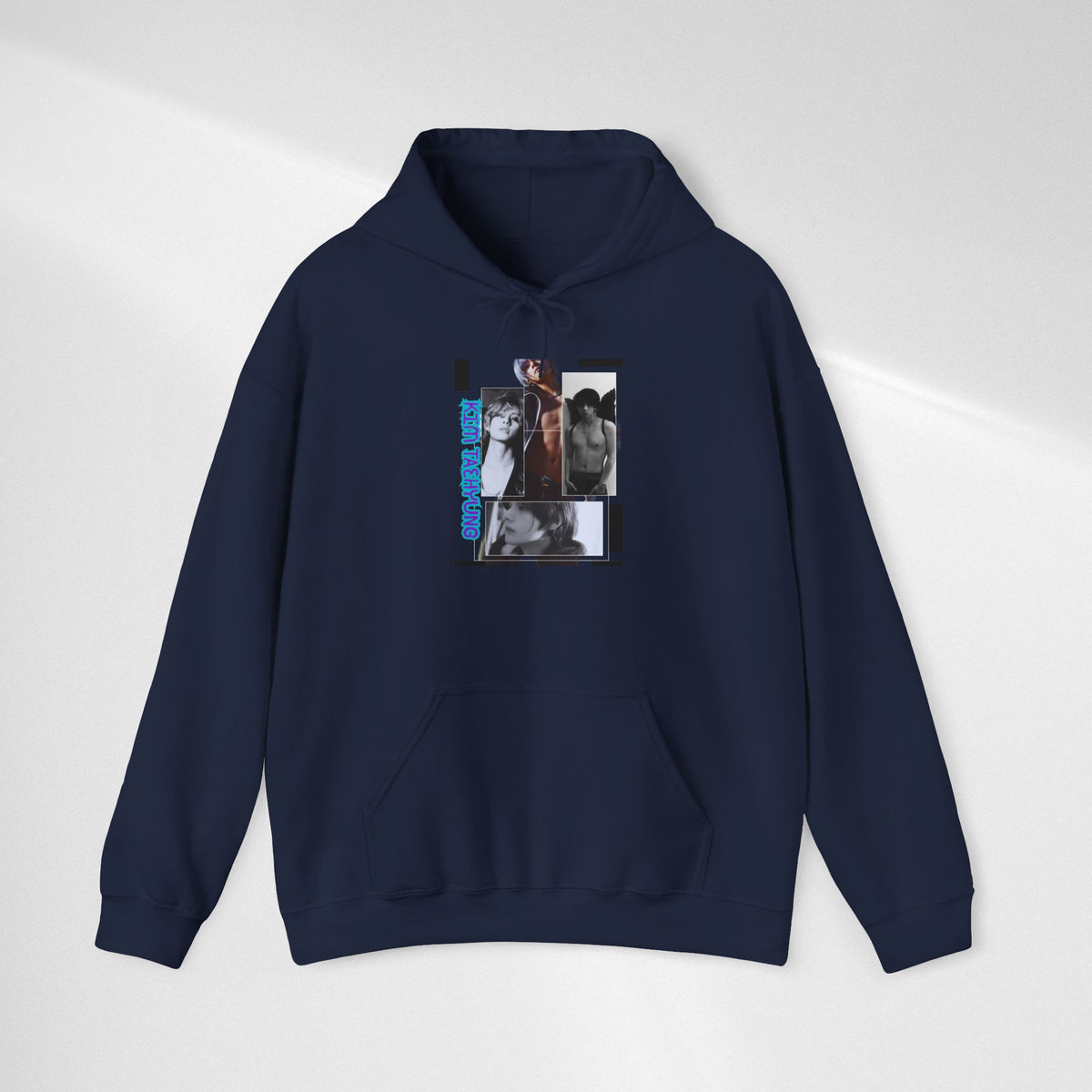 Graphic Hoodie — Photo Collage Streetwear "KIM TAEHYUNG"