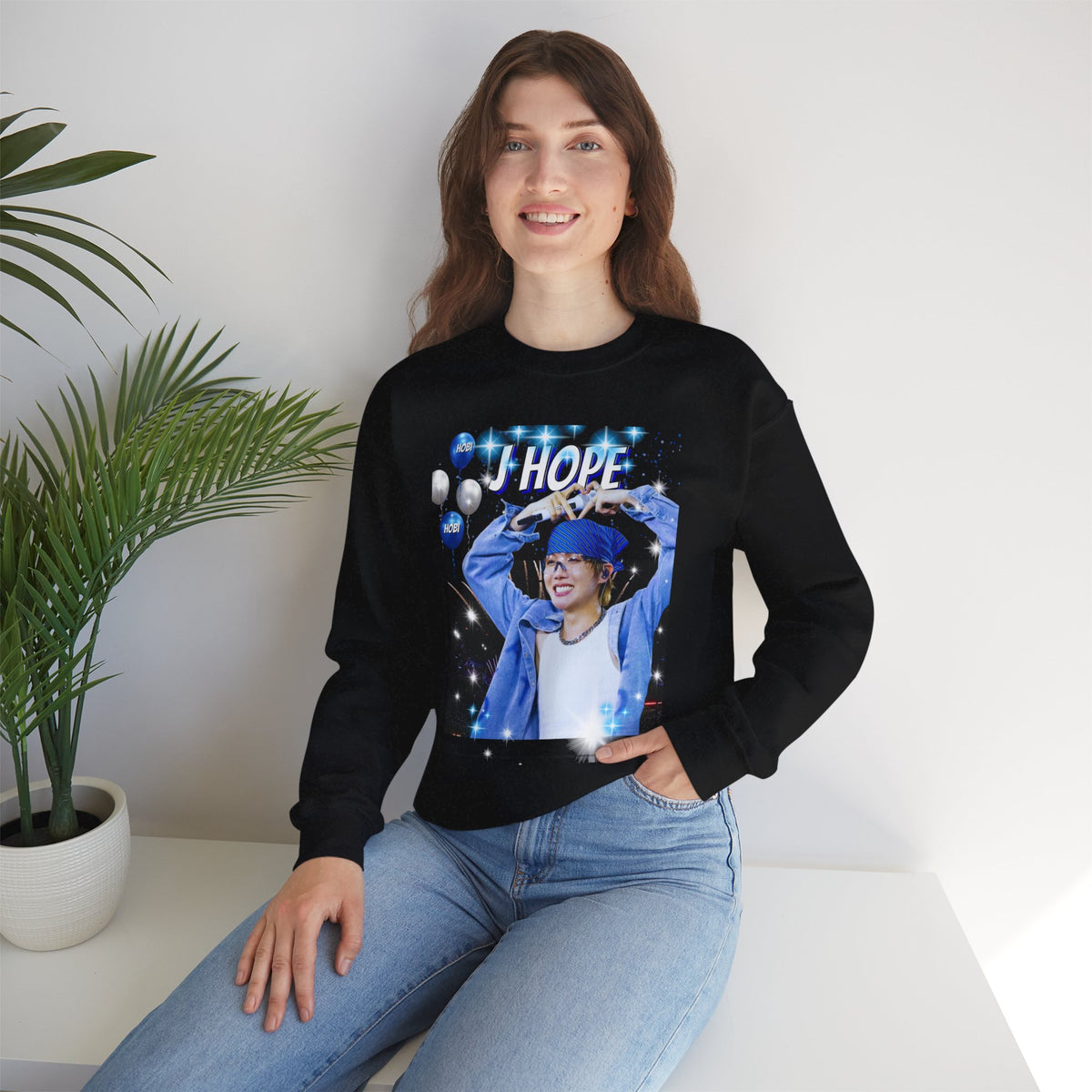 J-Hope 94 Photo Crewneck Sweatshirt — K-Pop BTS Fan Pullover