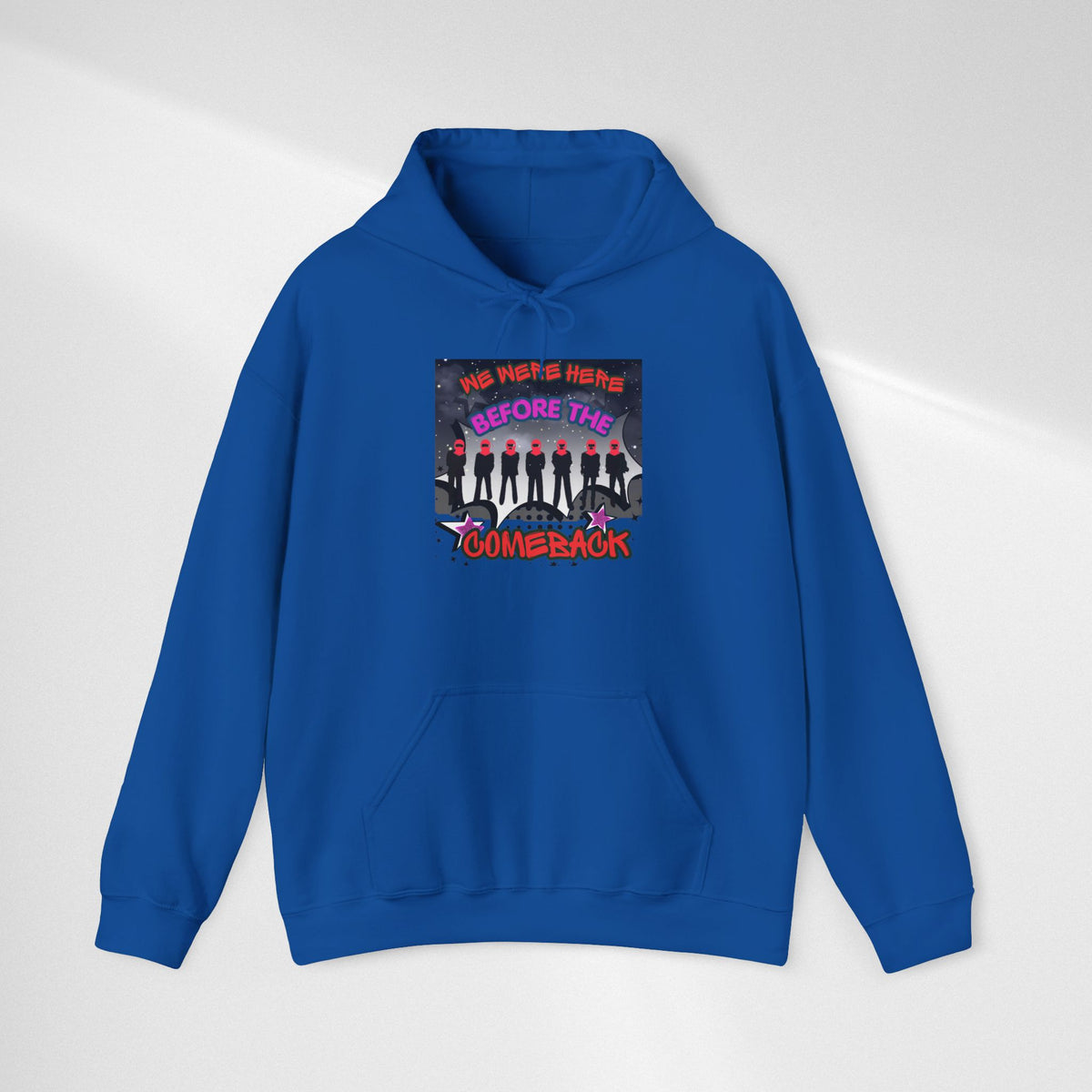 Hoodie — BTS  The Comeback" Retro Space Silhouette Hoodie