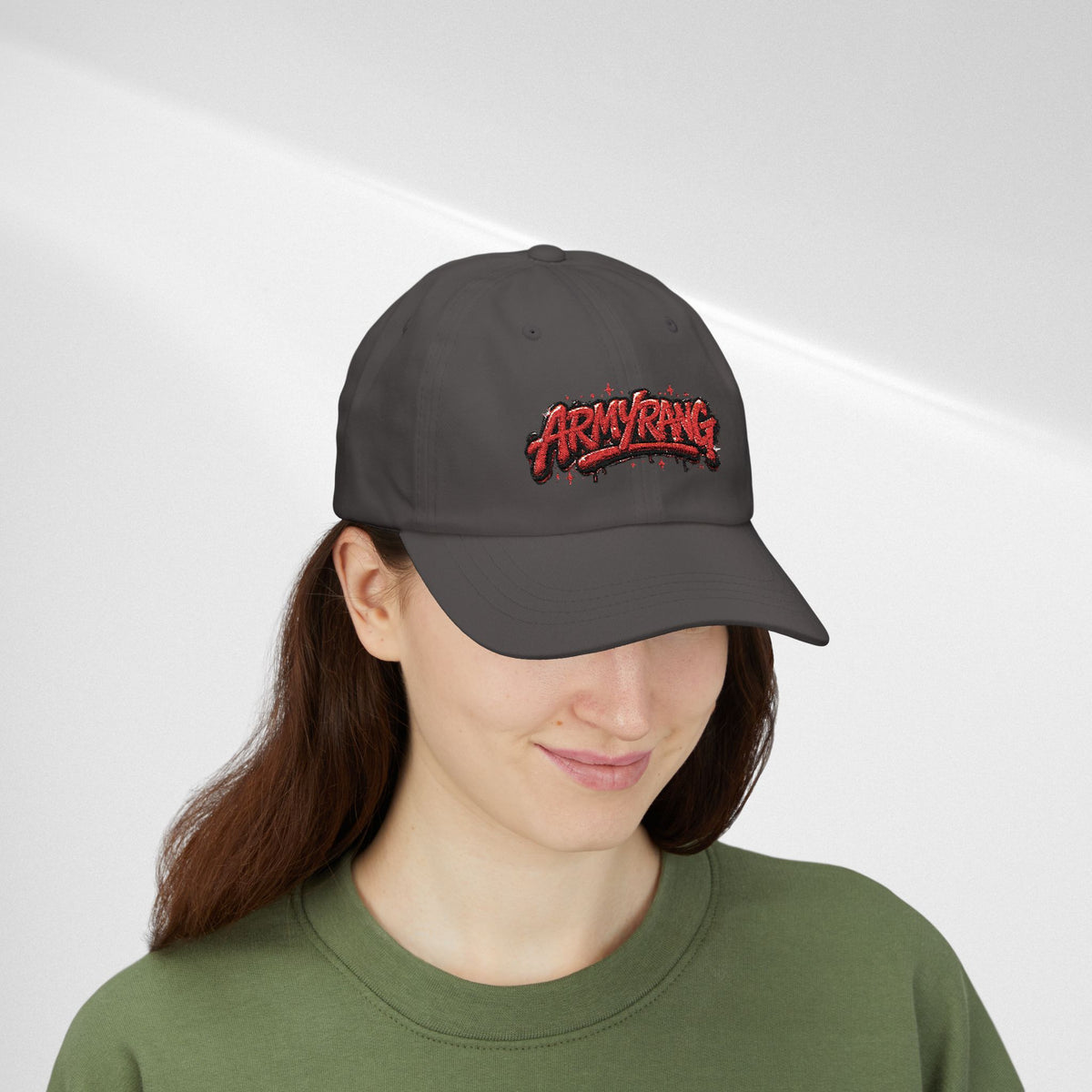 Armyrang Red Graffiti BTS Cap