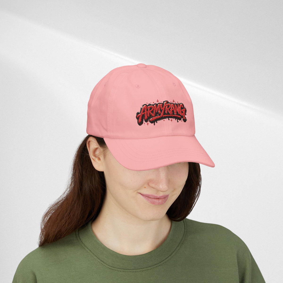 Armyrang Red Graffiti BTS Cap