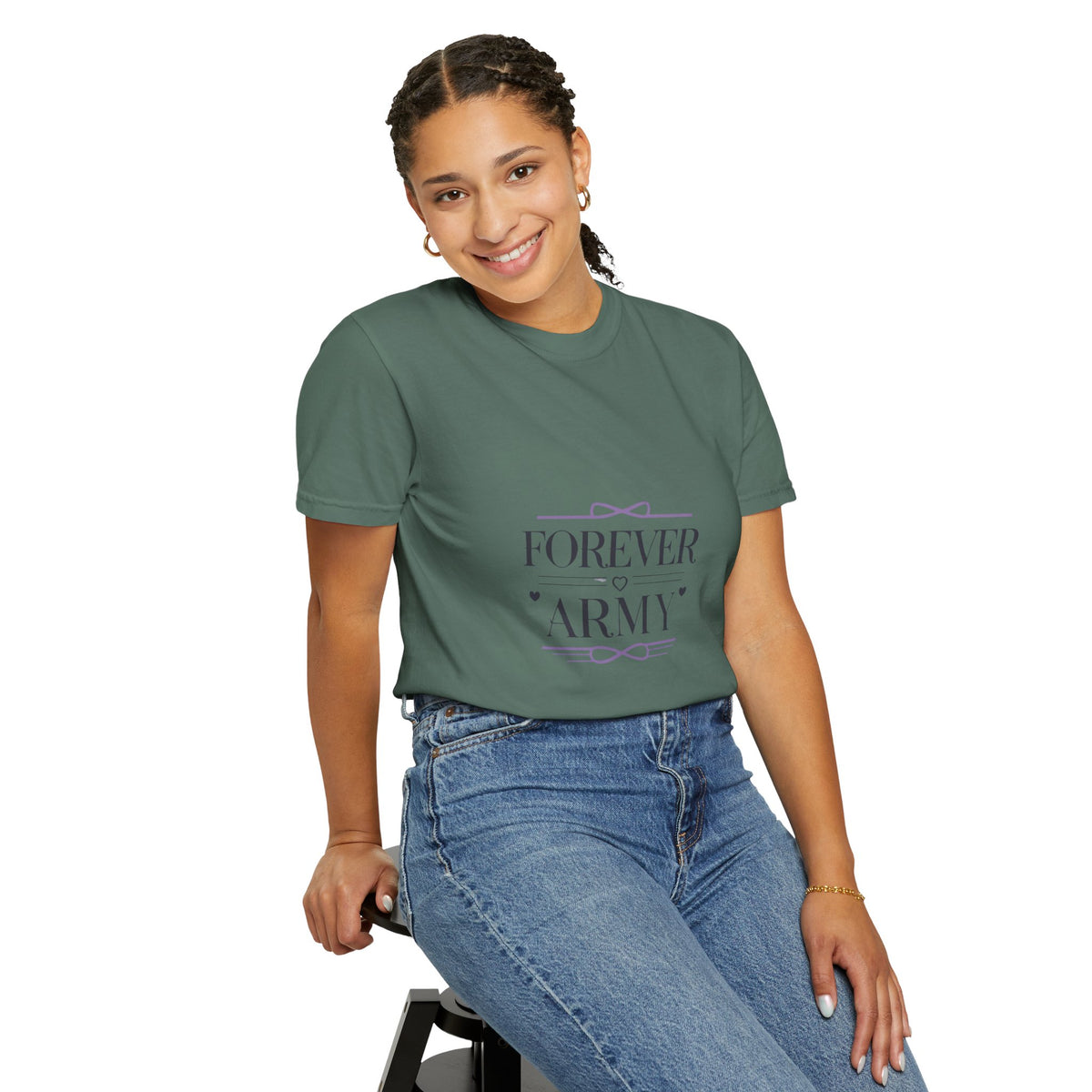 T-Shirt — "Forever Army" Graphic Tee (Military Pride Tribute)