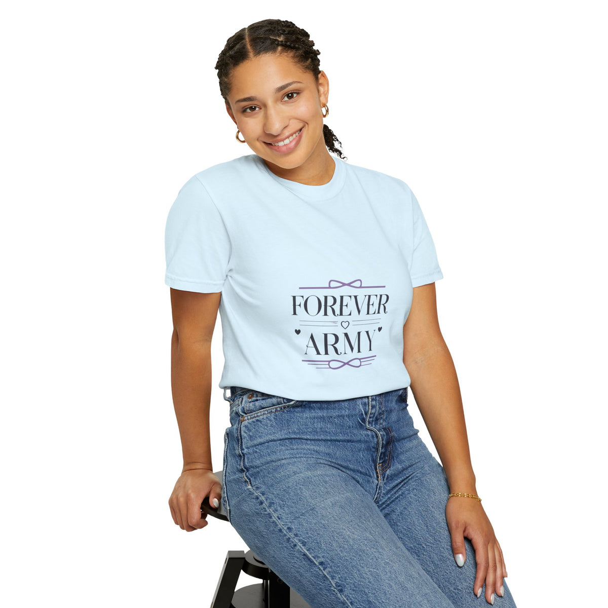 T-Shirt — "Forever Army" Graphic Tee (Military Pride Tribute)