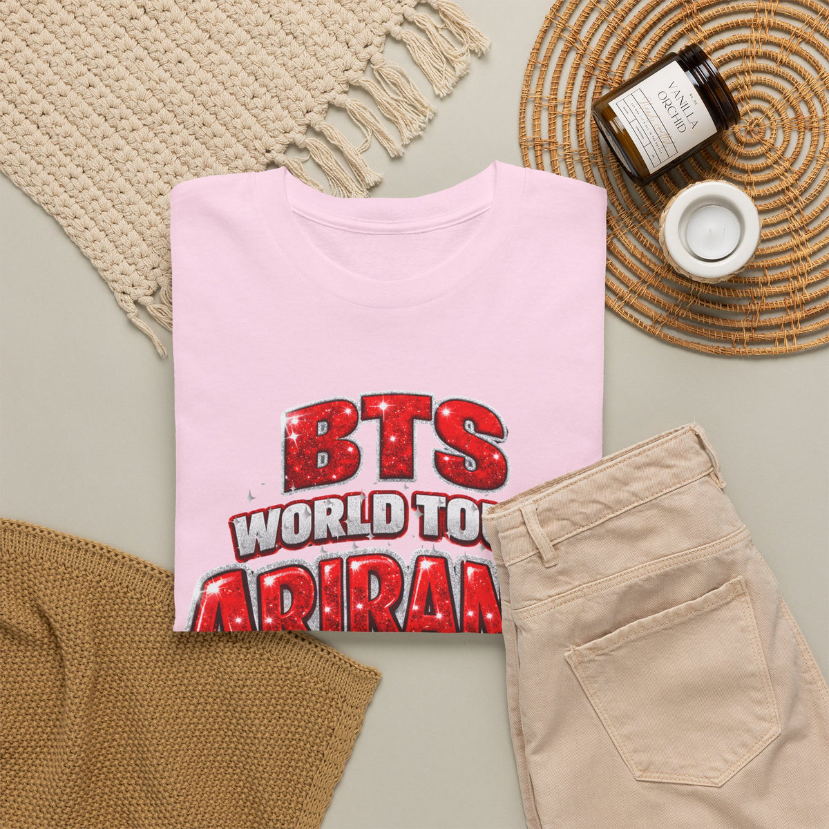 BTS World Tour 'Arirang' T-Shirt —BTS  K-Pop Concert Tee