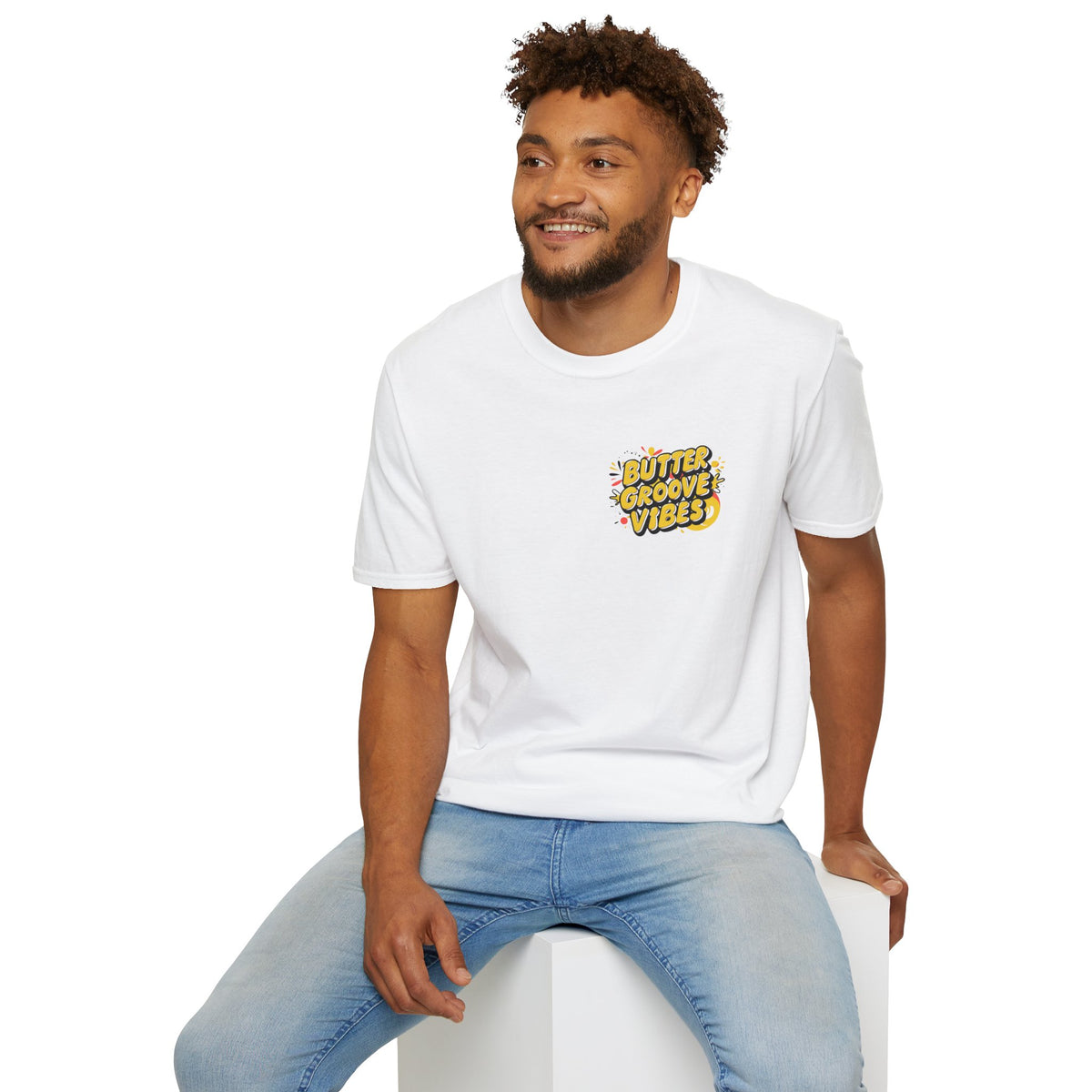 T-Shirt — "Butter Groove Vibes" Retro Graphic Tee