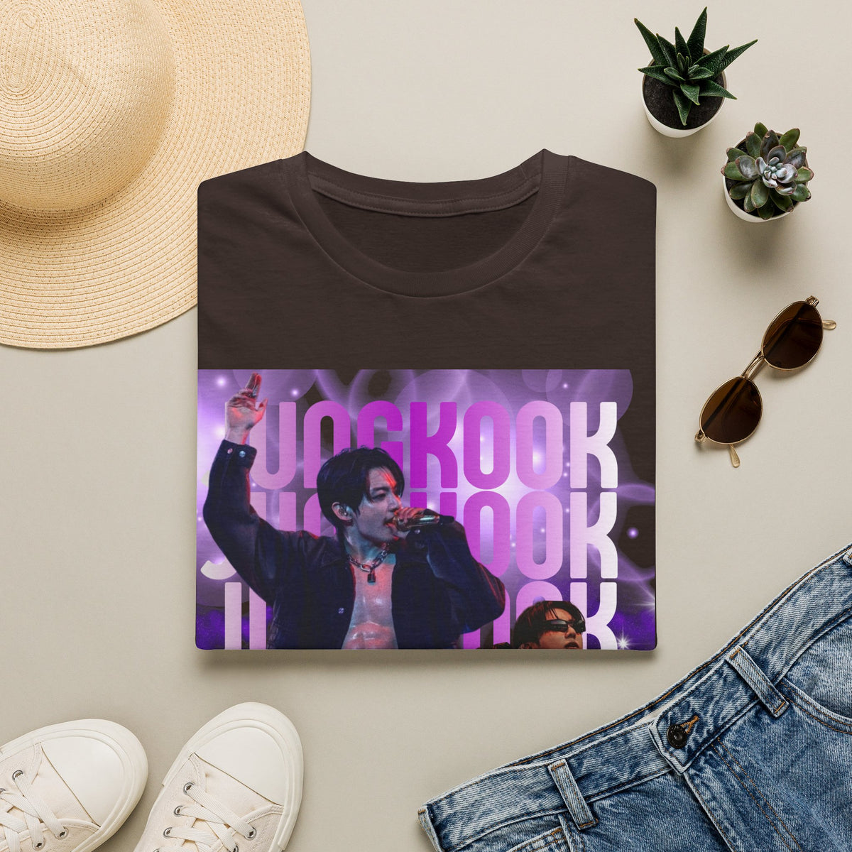 Jungkook 97 Fan Tee — Purple K-Pop BTS T-Shirt
