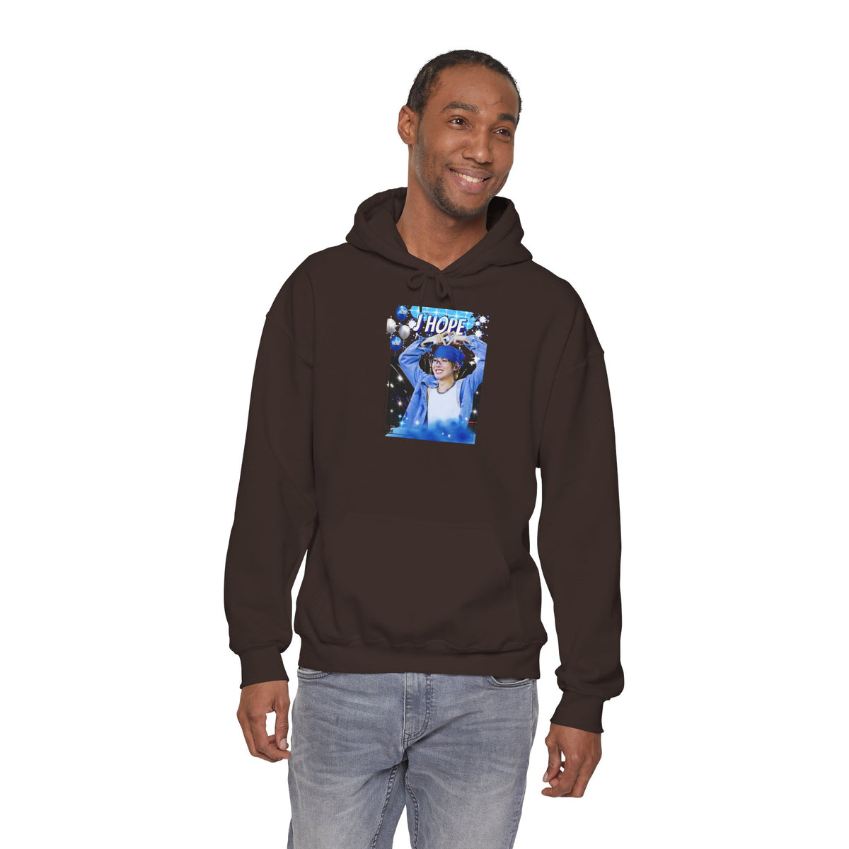 J-Hope 94 Blue Graphic Hoodie