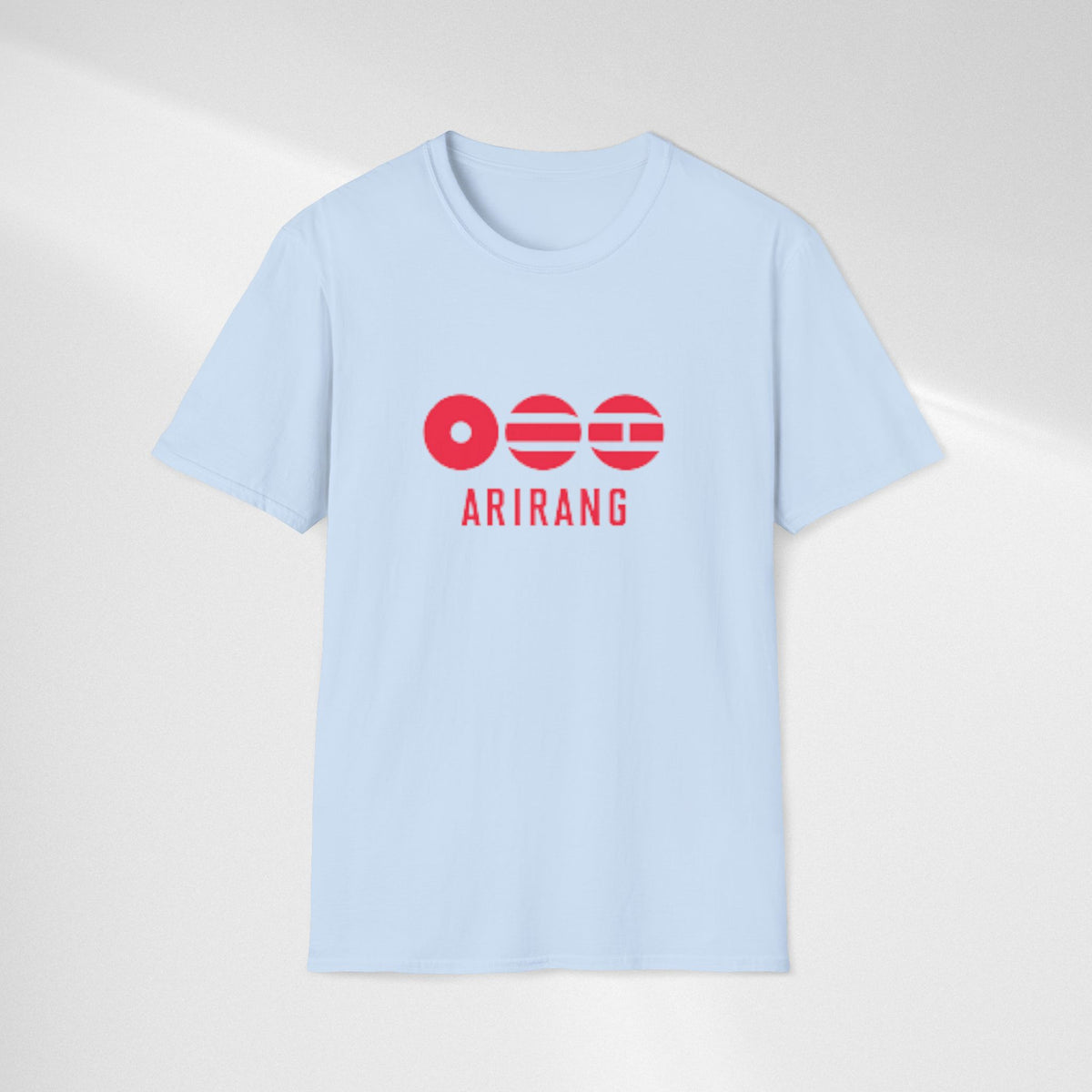 Arirang BTS T-Shirt — Retro Red Logo Tee
