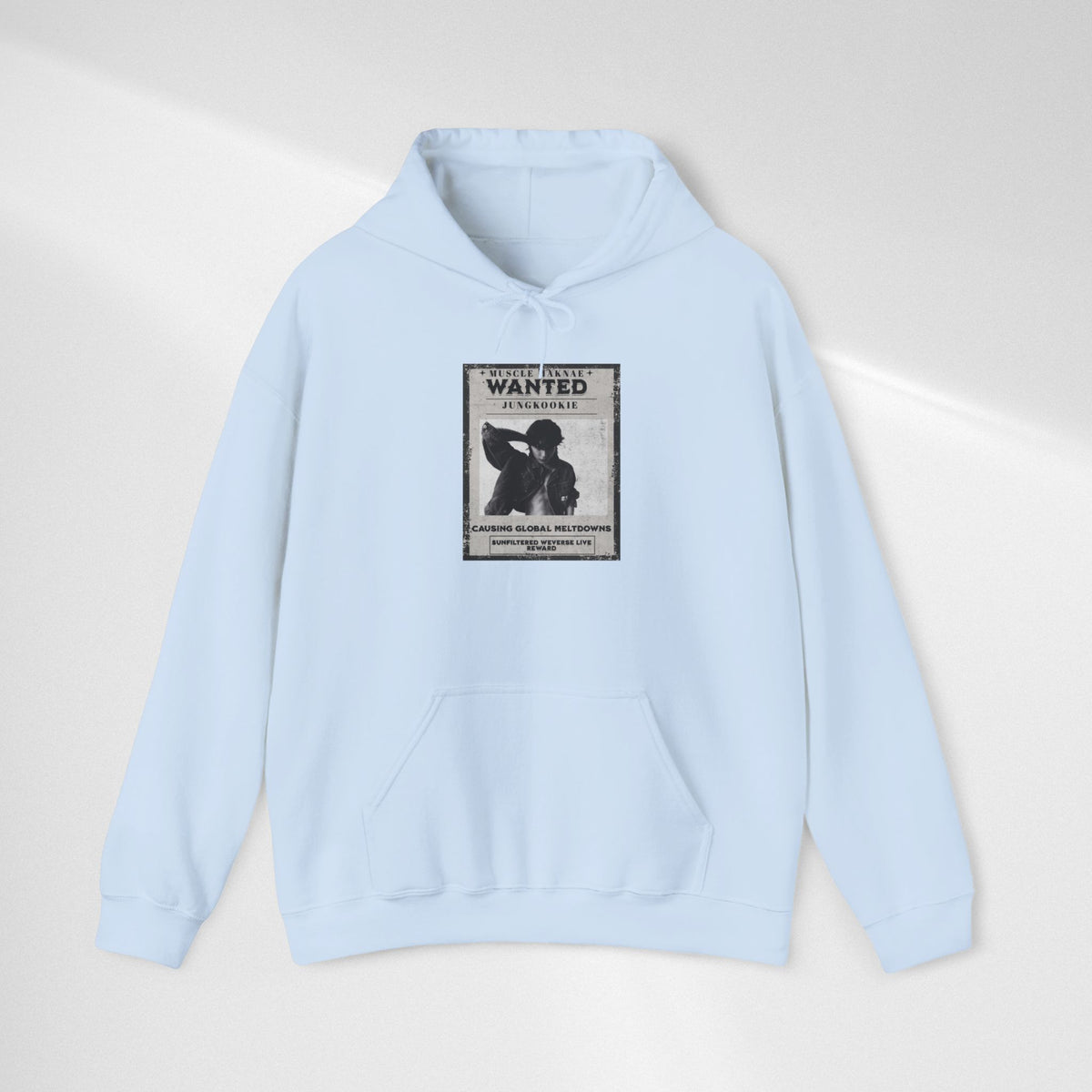 Hoodie - Vintage 'Wanted' Poster Graphic Pullover