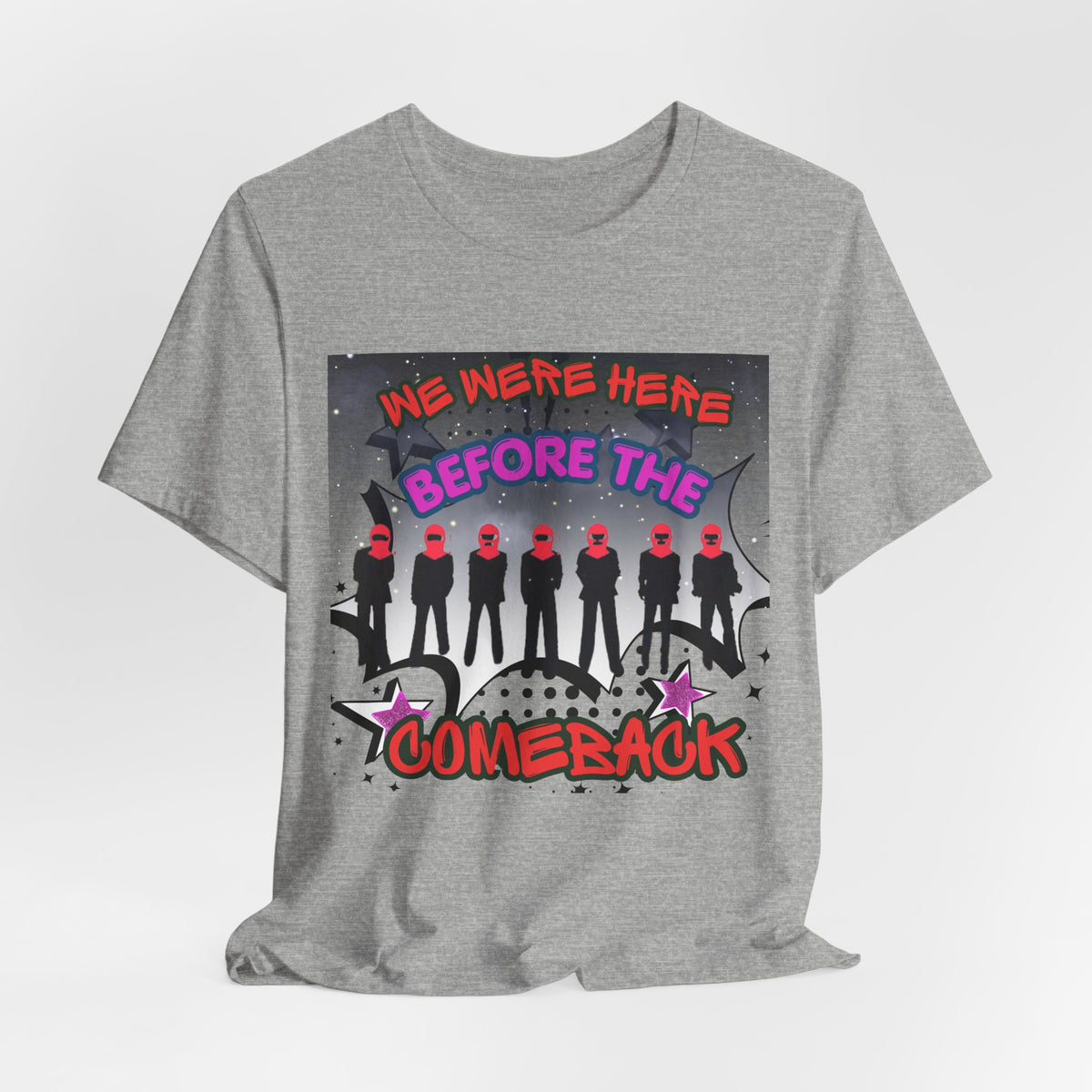 BTS The Comeback T-Shirt – Retro Silhouette Music Tee