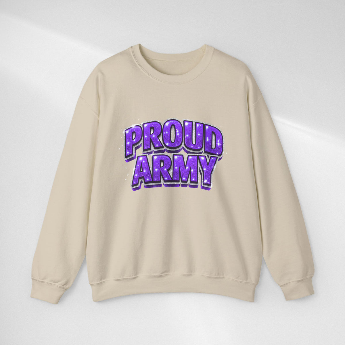 Proud Army Crewneck Sweatshirt — Support Pullover