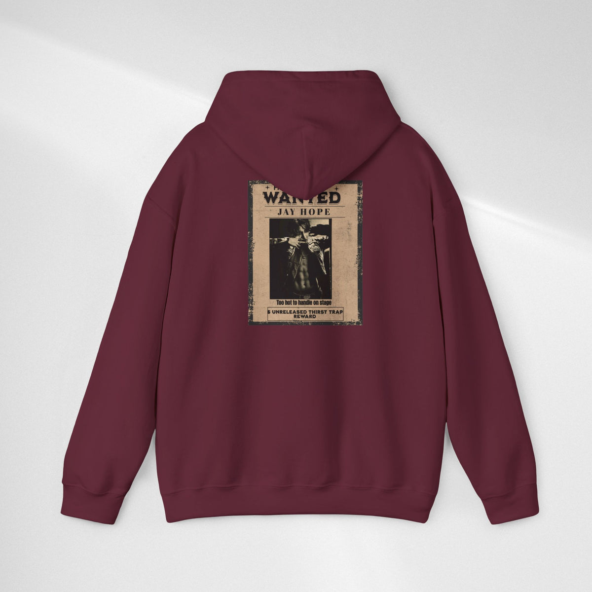 Wanted Poster Hoodie - Vintage 'WANTED: Jay Hope' Graphic Sweatshirt