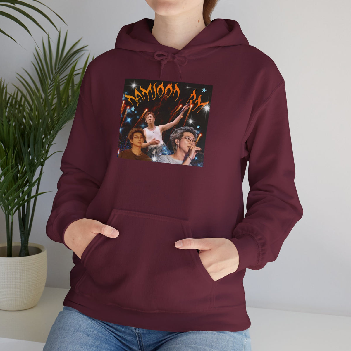 RM Photo Hoodie — Custom Back Number "94" Music Fan Pullover