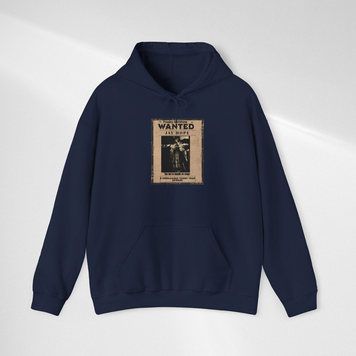 Wanted Poster Hoodie - Vintage 'WANTED: Jay Hope' Graphic Sweatshirt