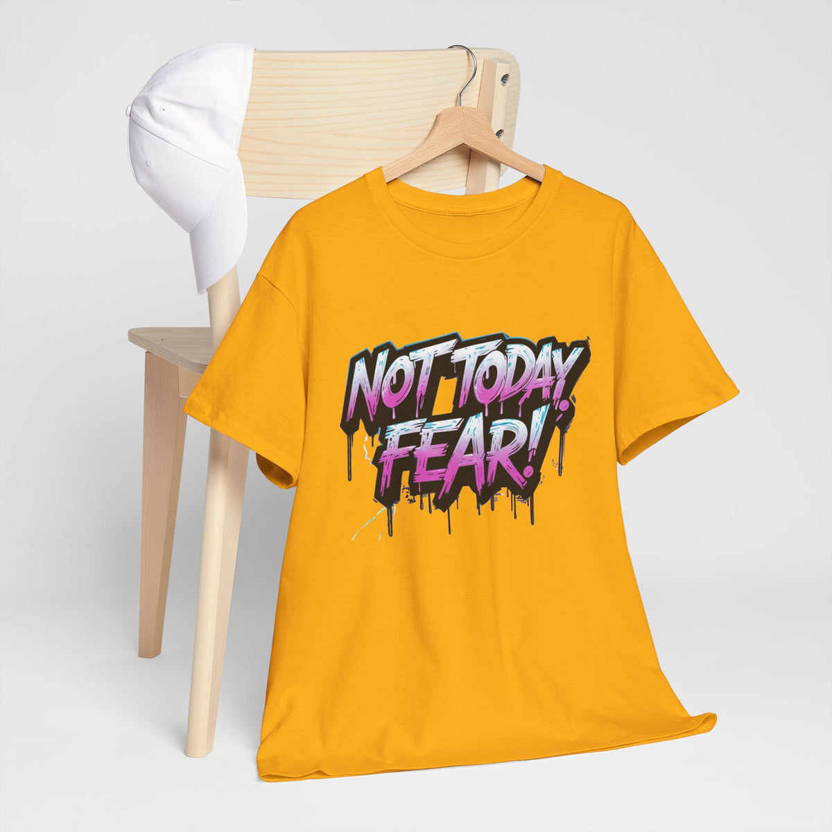 Not Today Fear! Graphic Tee — BTS  Motivational Streetwear