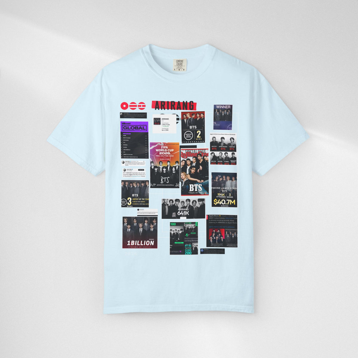 BTS Wins Collage T-Shirt — BTS Moments Graphic Tee