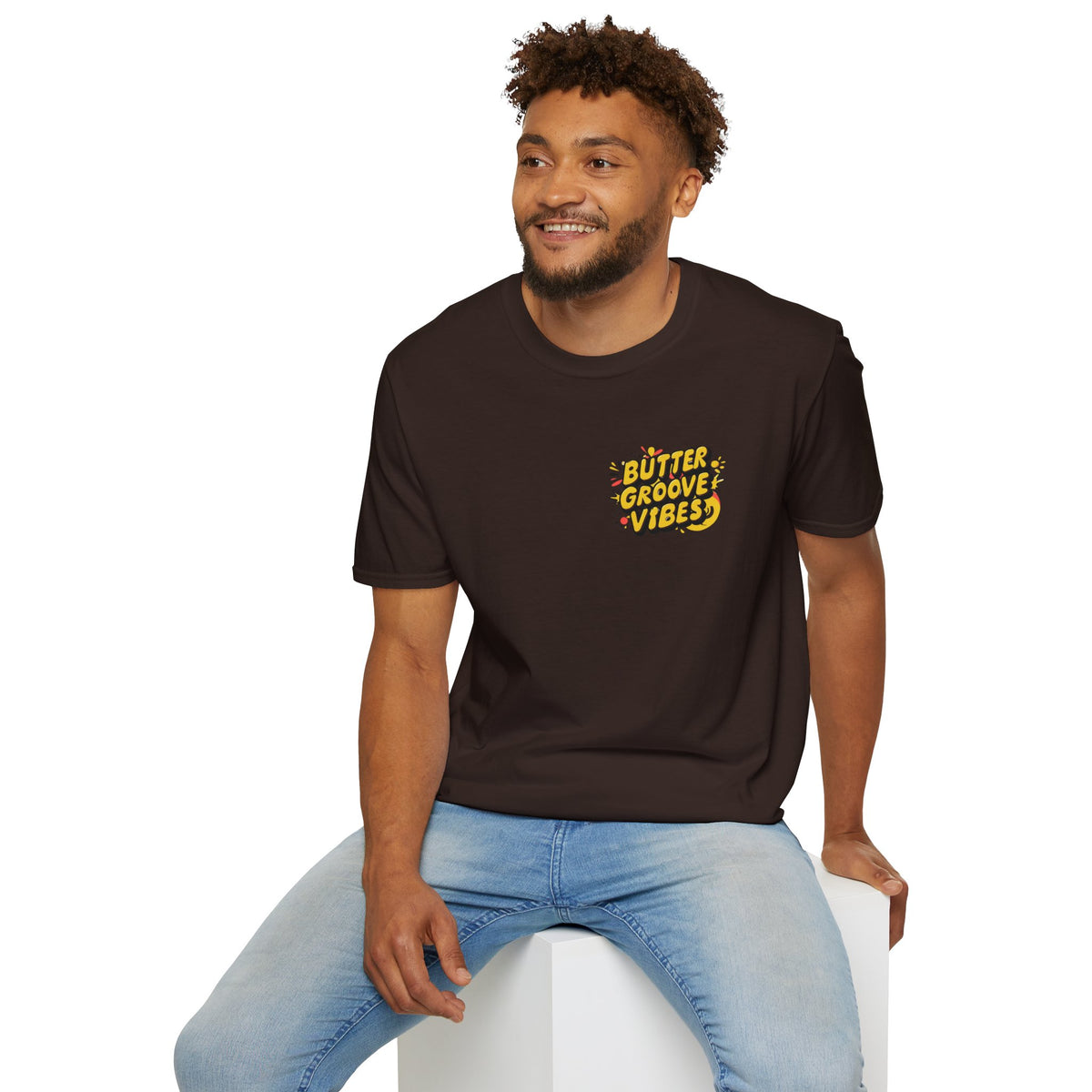 T-Shirt — "Butter Groove Vibes" Retro Graphic Tee