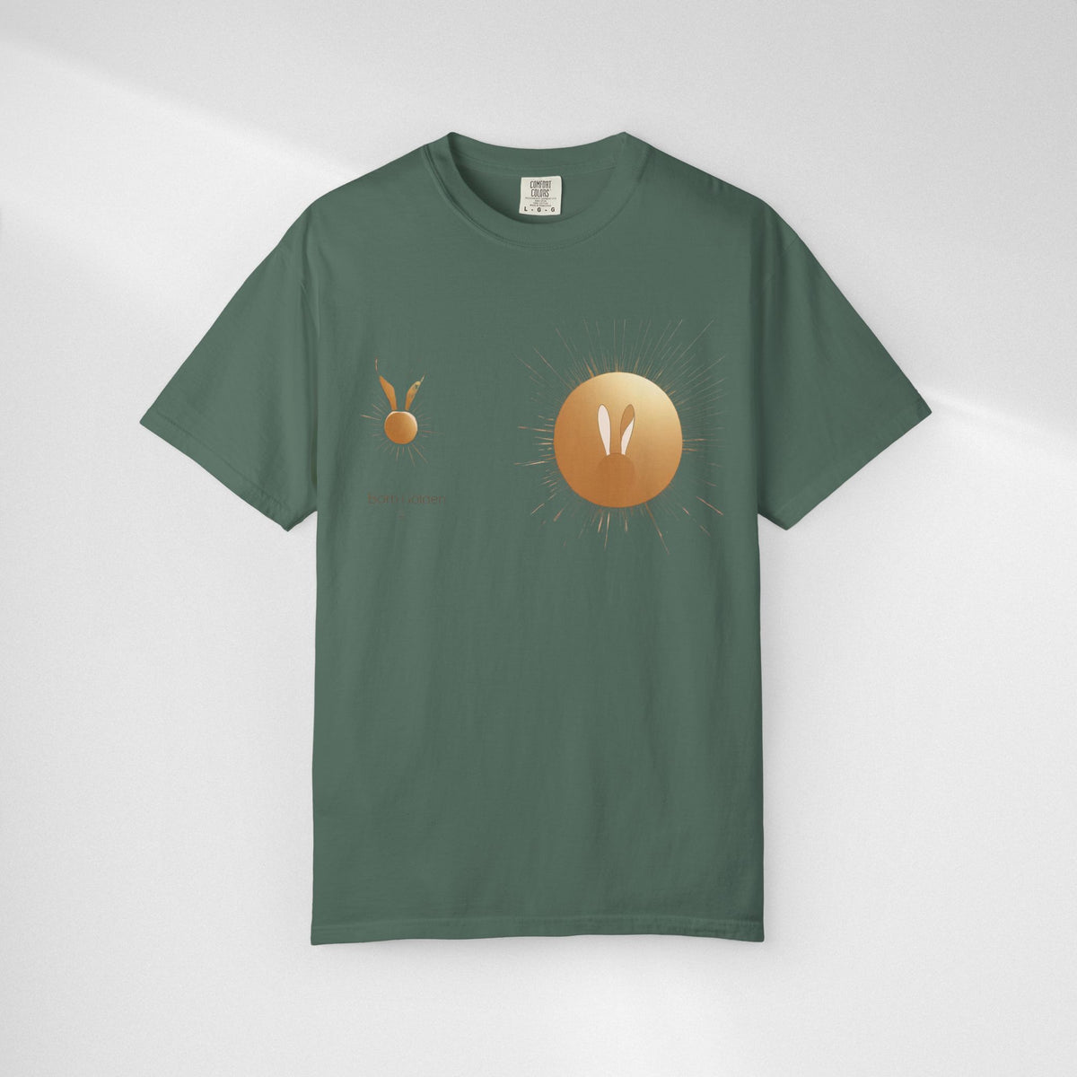 JK Gold Bunny Minimalist T-Shirt