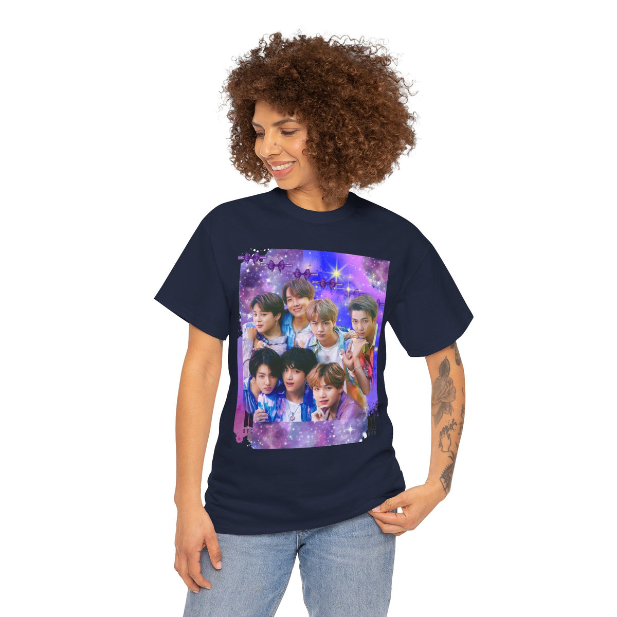 BTS Galaxy Photo Tee