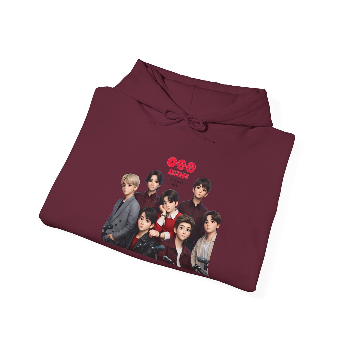 BTS K-Pop Group Photo Hoodie —  Tour Hoodie