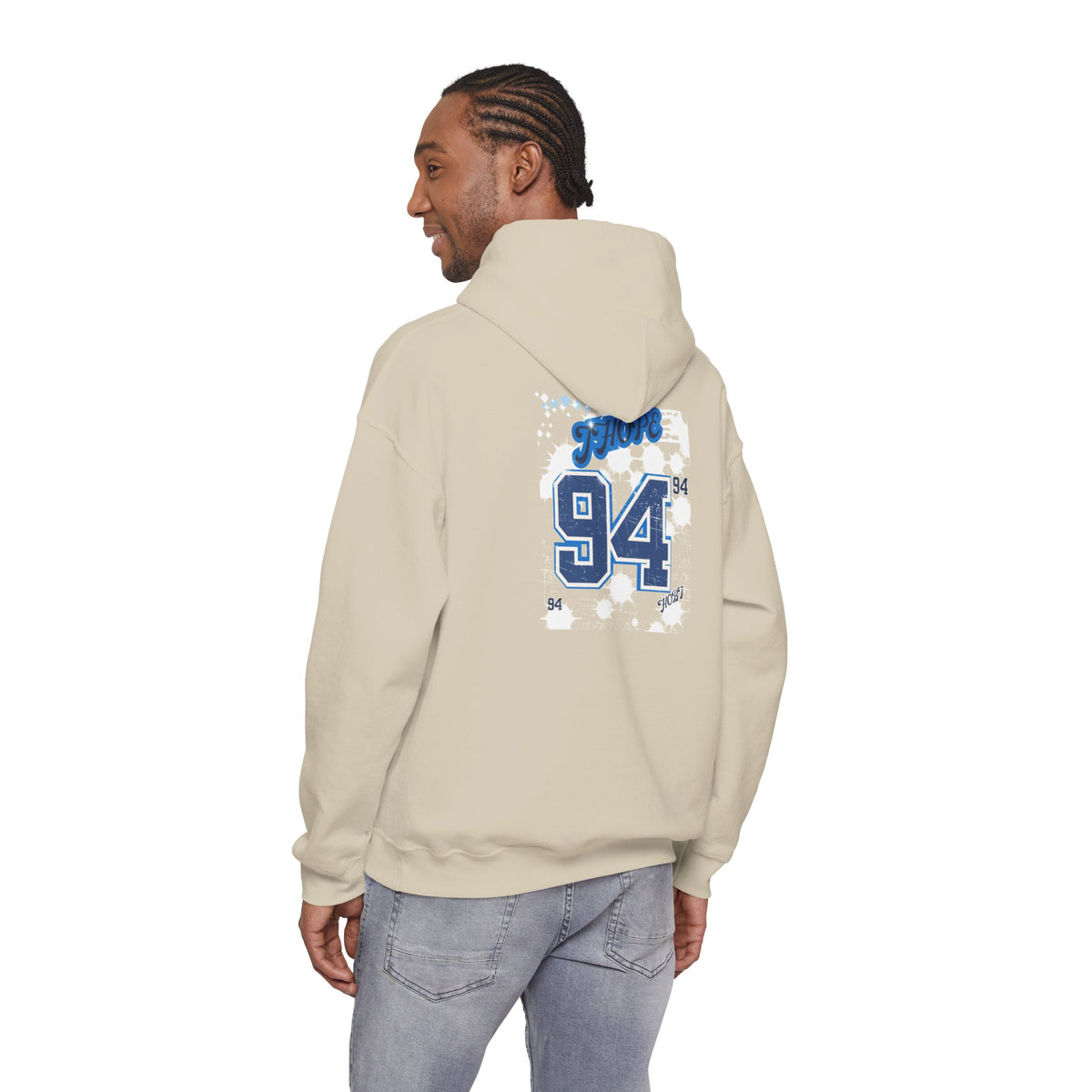 J-Hope 94 Blue Graphic Hoodie