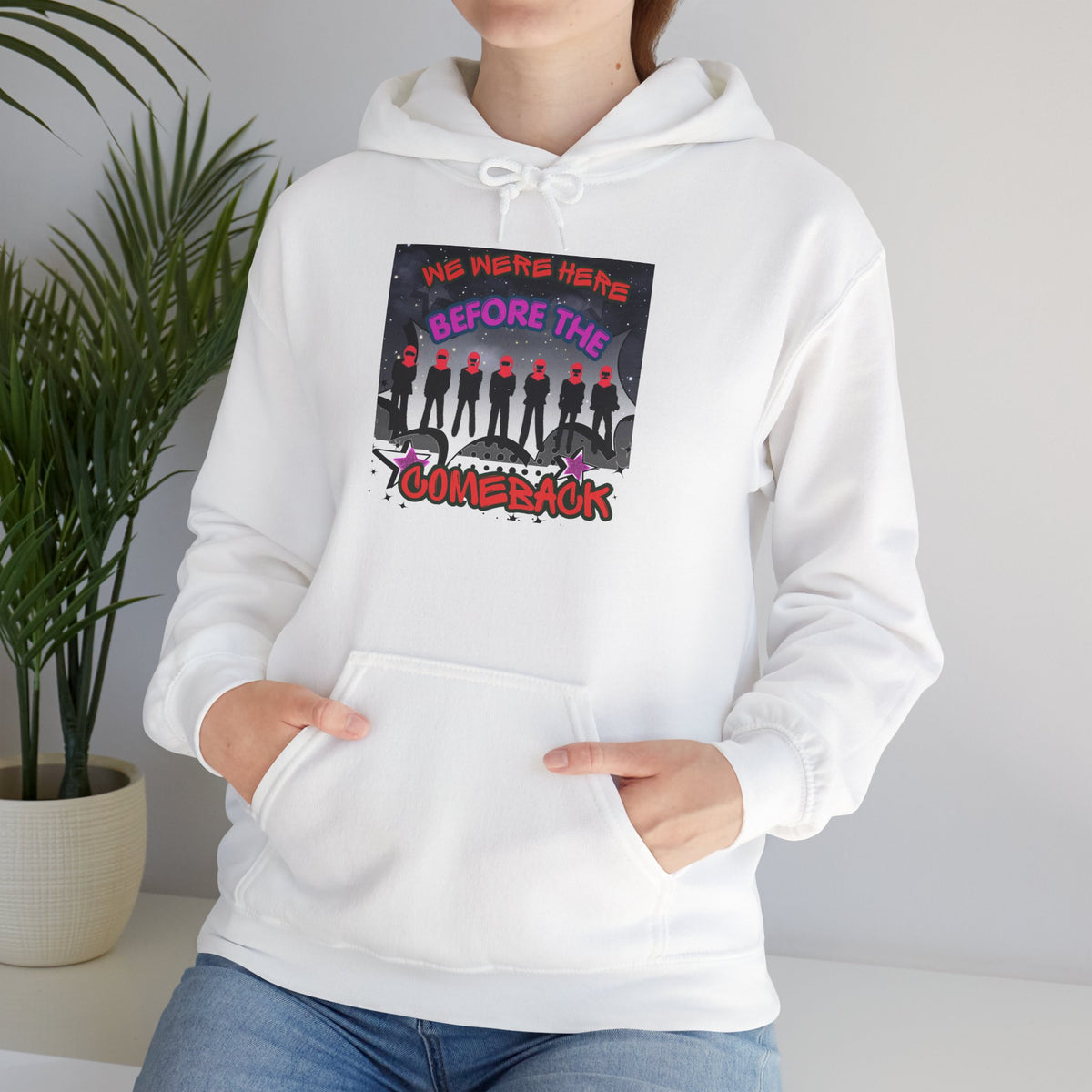 Hoodie — BTS  The Comeback" Retro Space Silhouette Hoodie