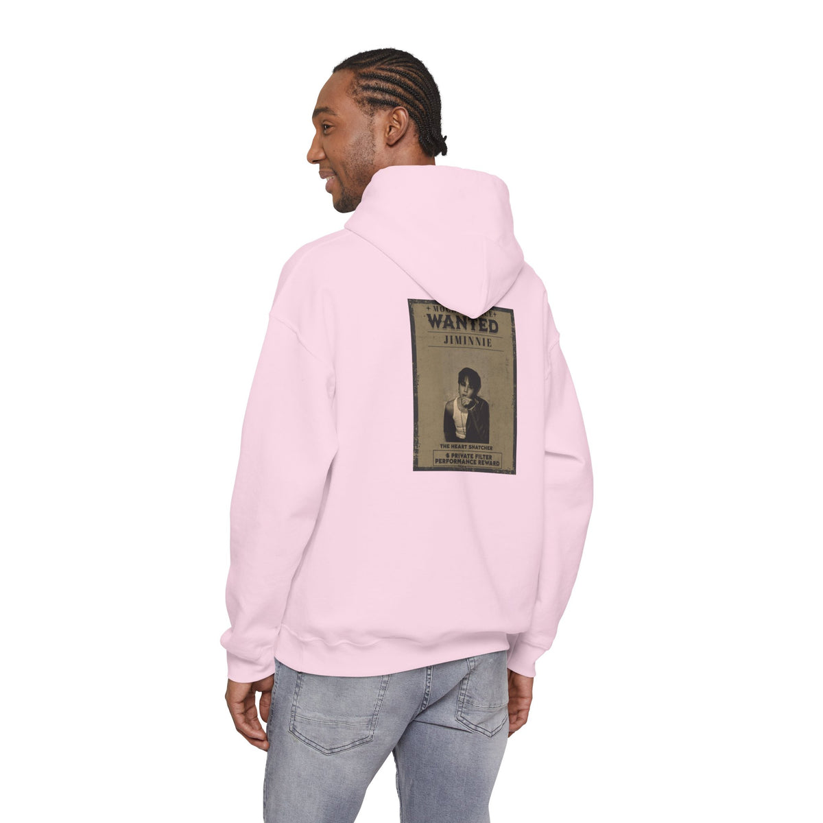 Jimmie Hoodie — "WANTED: Amnesie" Vintage Poster Graphic Hoodie