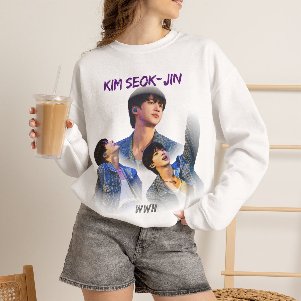 Jin Portrait Crewneck Sweatshirt