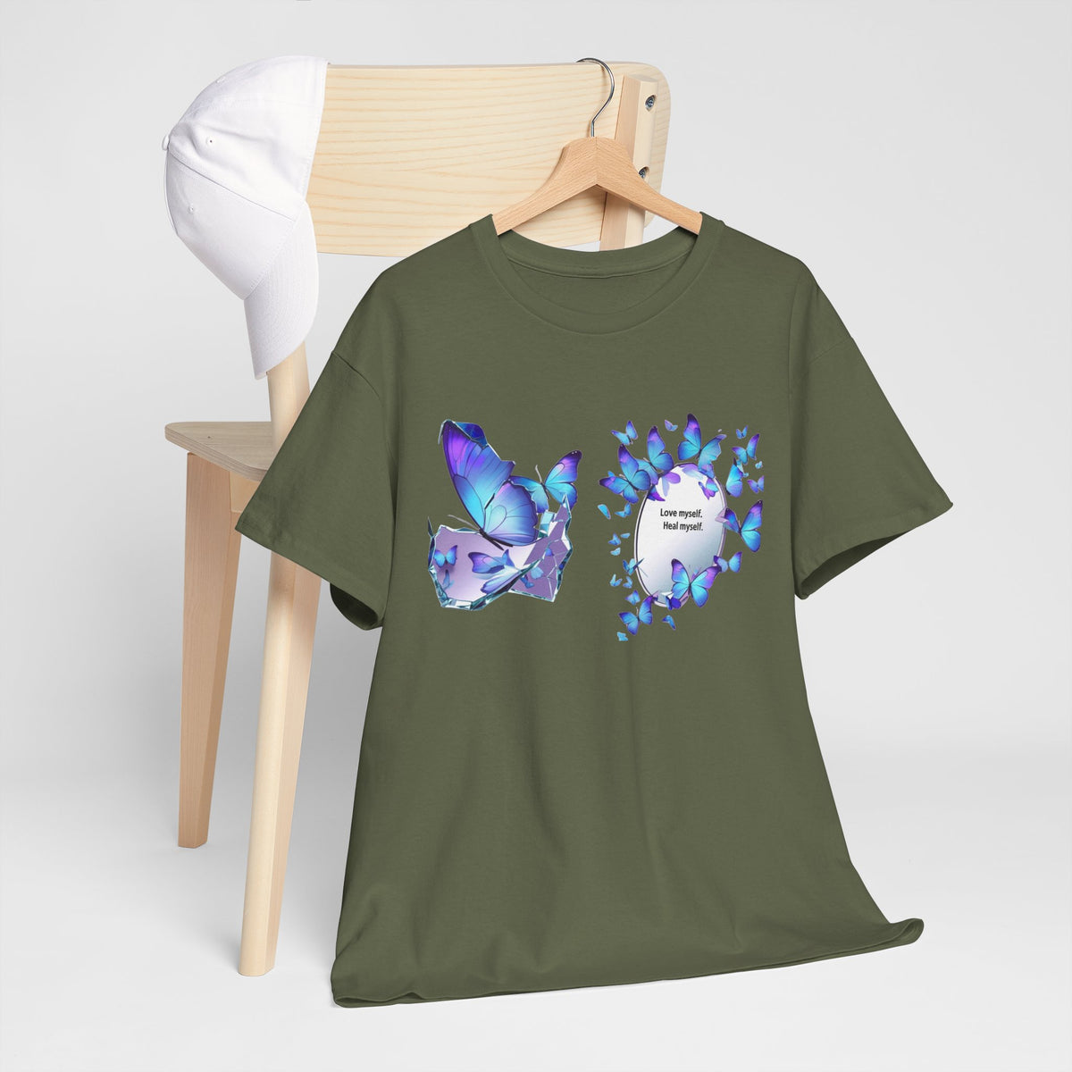 Butterfly Graphic Tee — BTS  Butterflies 'Beautiful' Design