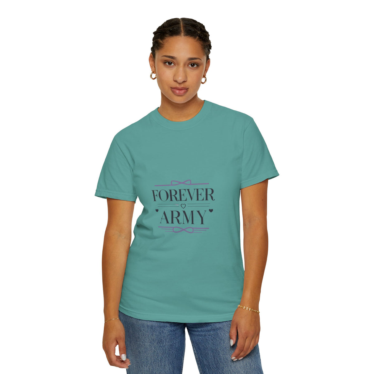 T-Shirt — "Forever Army" Graphic Tee (Military Pride Tribute)